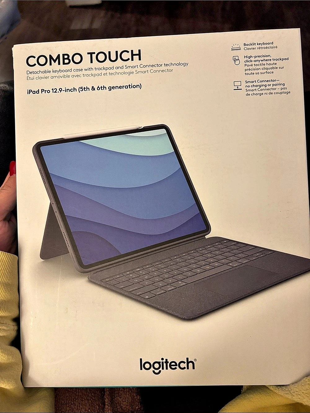 Logitech Combo Touch iPad Pro 12.9-inch Keyboard Case